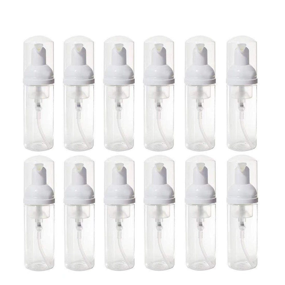 VEIDIA bouteilles mini-moussantes transparentes, parfaites pour le voyage et l'organisation.