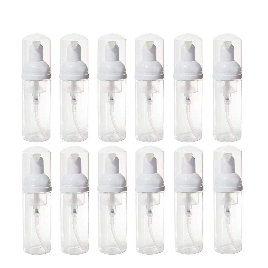 VEIDIA bouteilles mini-moussantes transparentes, parfaites pour le voyage et l'organisation.