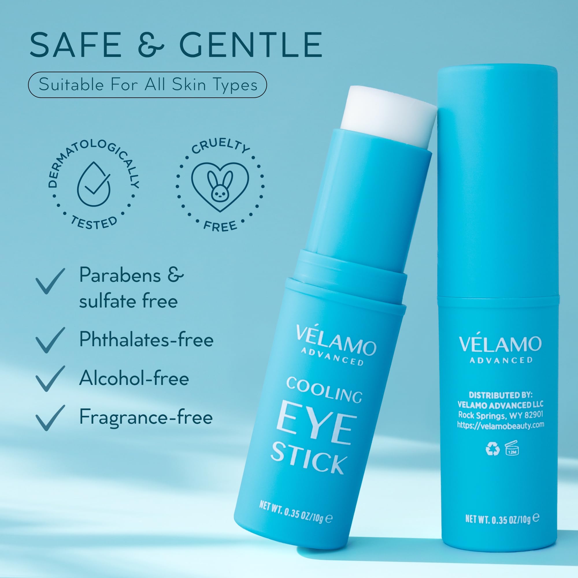 VELAMO ADVANCED acmella oleracea tightens the skin around the eyes.