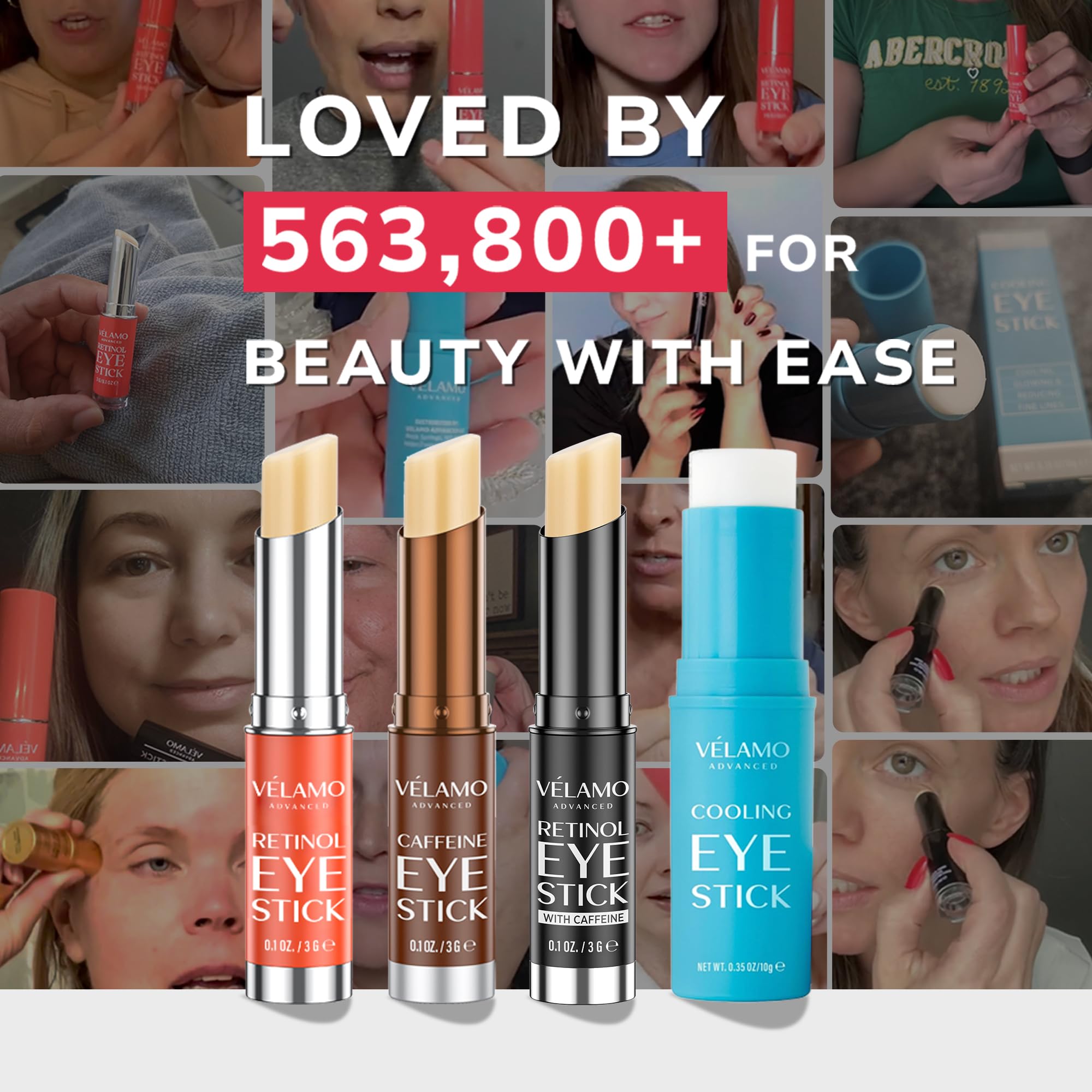 VELAMO ADVANCED watermelon brighten and refresh under-eye skin.