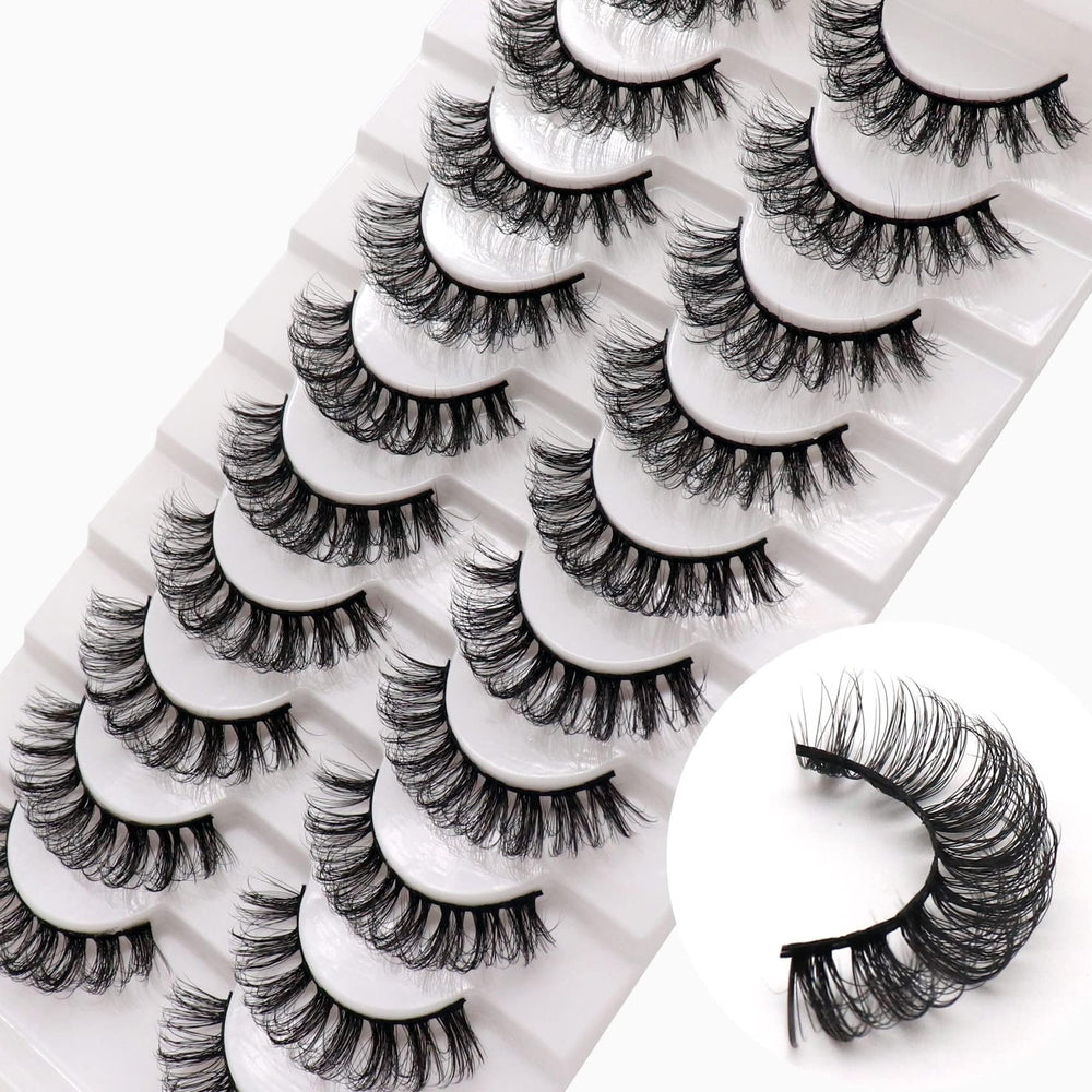 Cils band russe Veleasha avec DD Curl pour un regard plus ouvert.