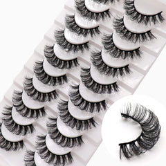 Cils band russe Veleasha avec DD Curl pour un regard plus ouvert.