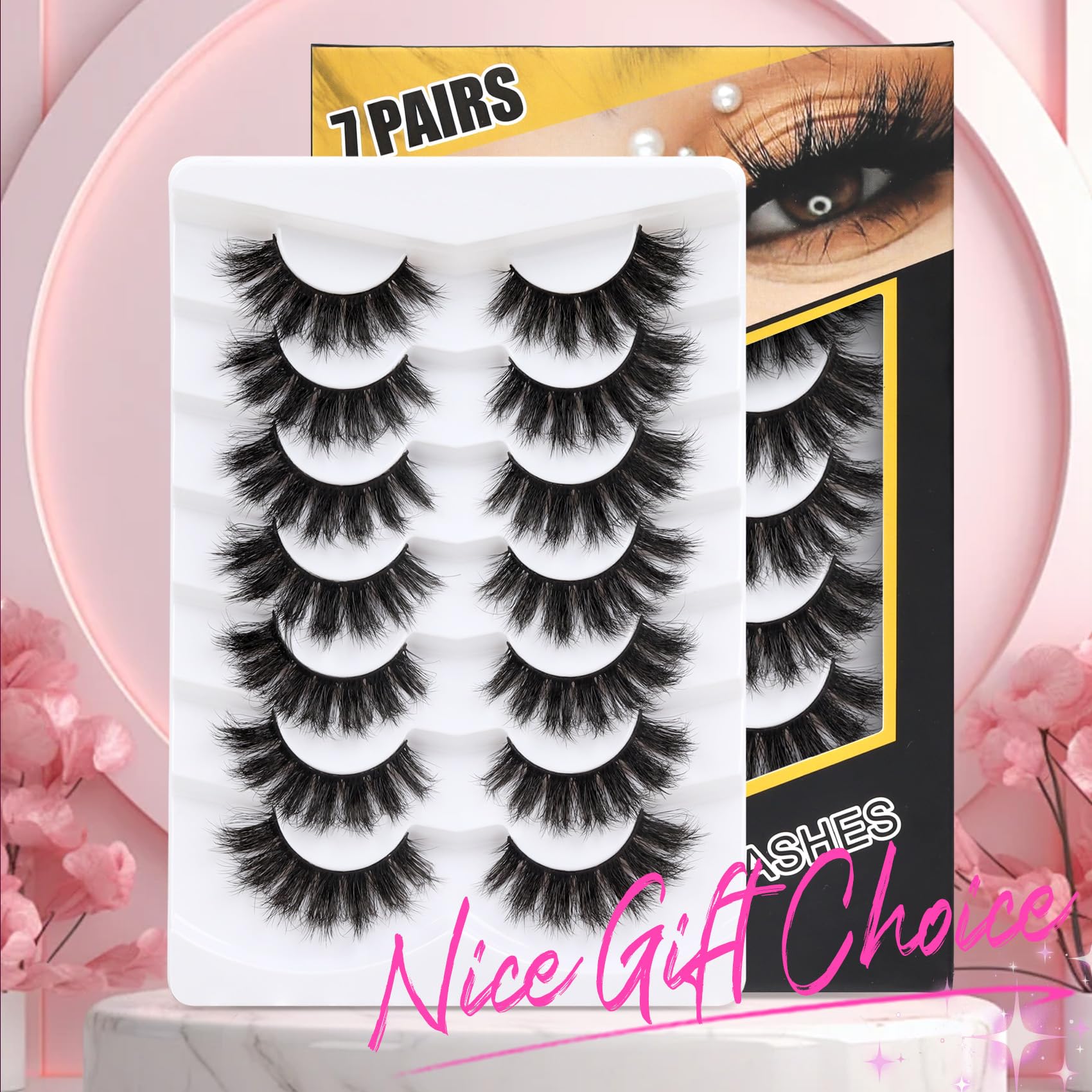 Coffret Veleasha 7 paires, ensemble polyvalent pour différents looks.