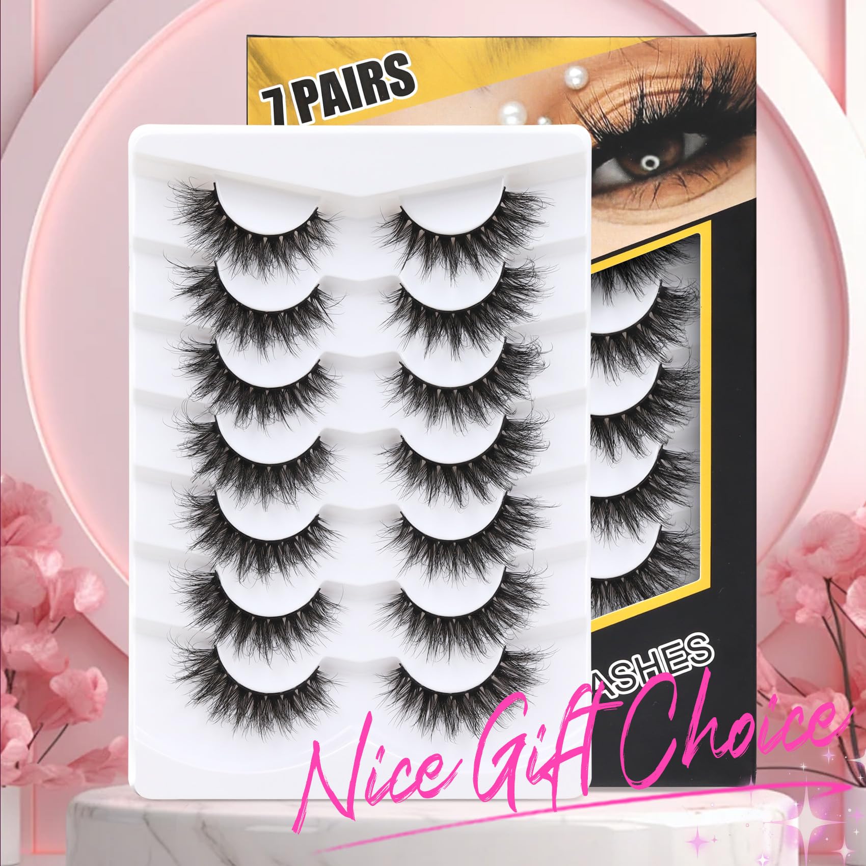 Veleasha cils avec style oeil-de-chat – regard captivant