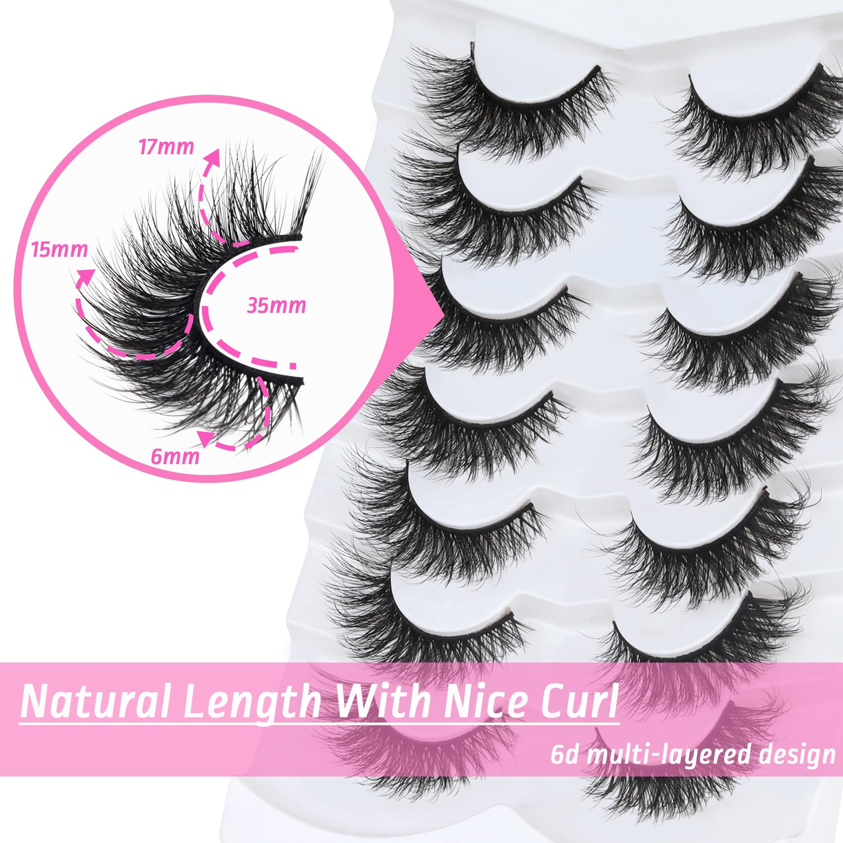 Cils Veleasha effilés naturels pour un regard subtil et fluide.