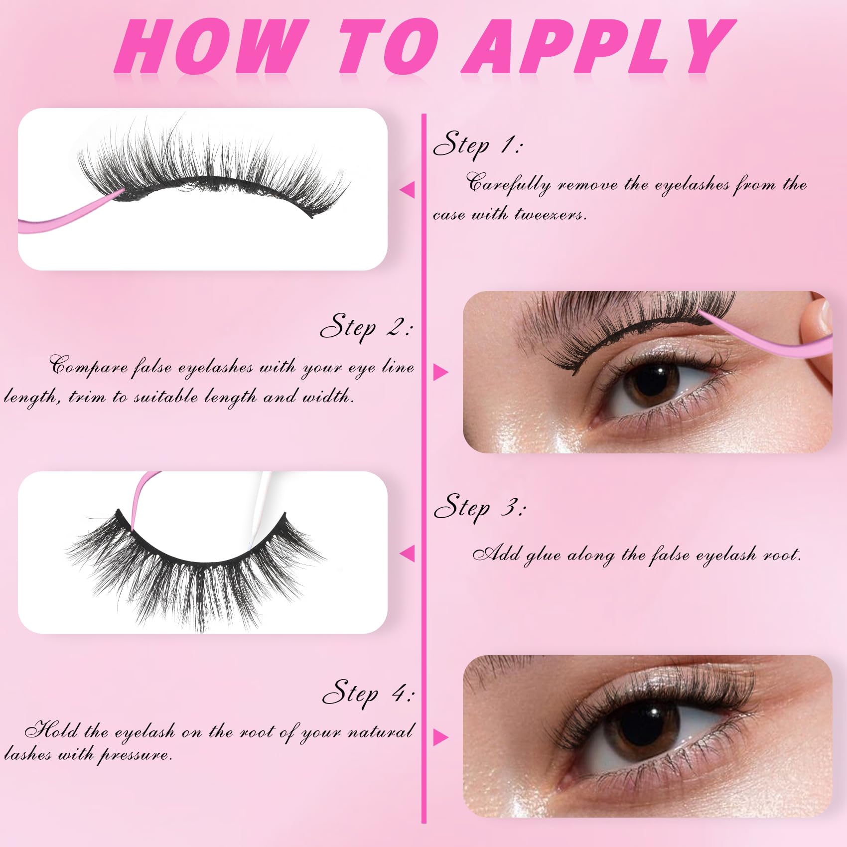 Cils Veleasha – application facile et rapide, confort quotidien.