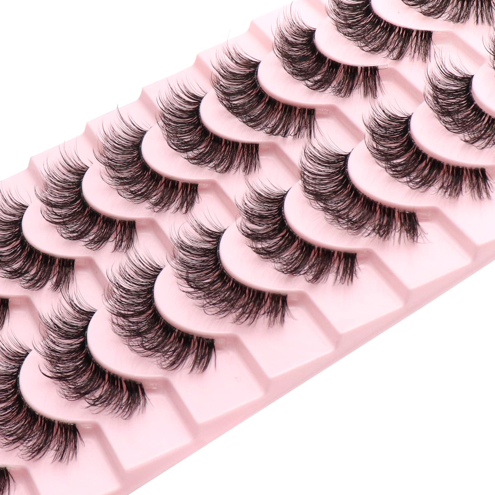 Cils faux mink vegan Veleasha, rendu luxueux et éthique.