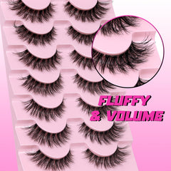 Cils Veleasha longueur 8-15 mm pour un regard plus long.