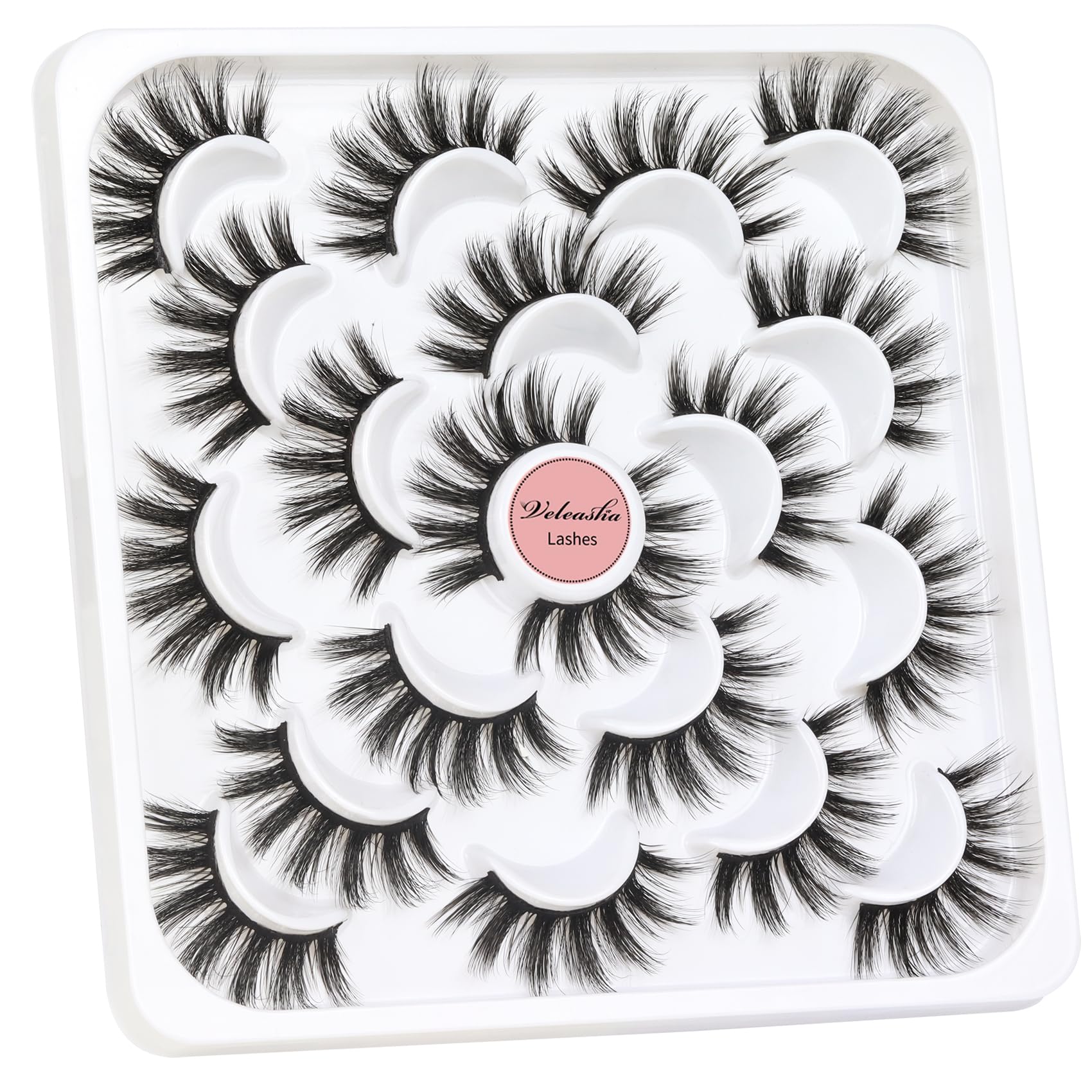 Look festif et glamour avec les cils Veleasha pour soirées.