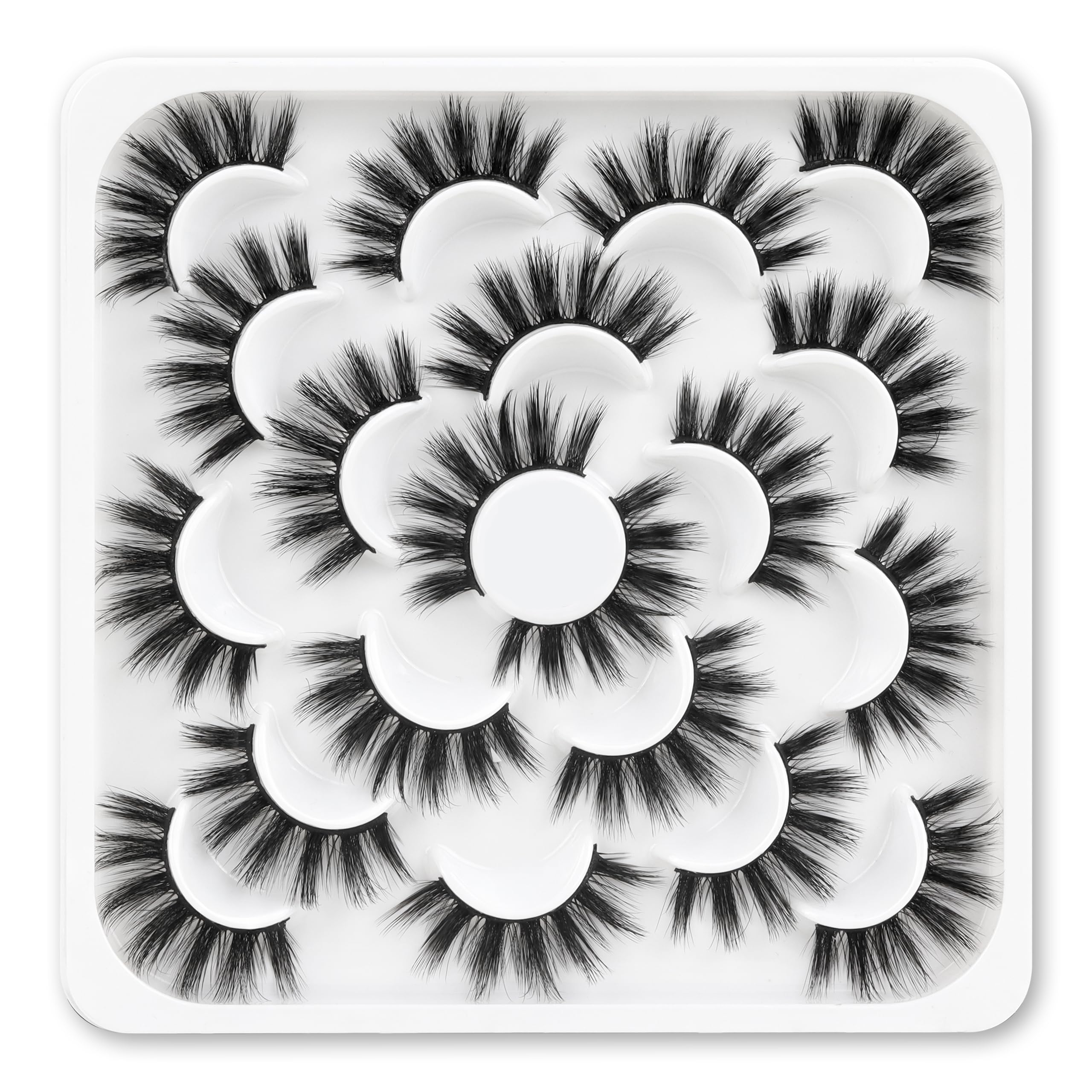 Cils Veleasha naturels et doux pour un regard subtil.