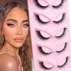 Cils Veleasha Fox Eye L Curl Fluffy regard allongé et naturel au quotidien