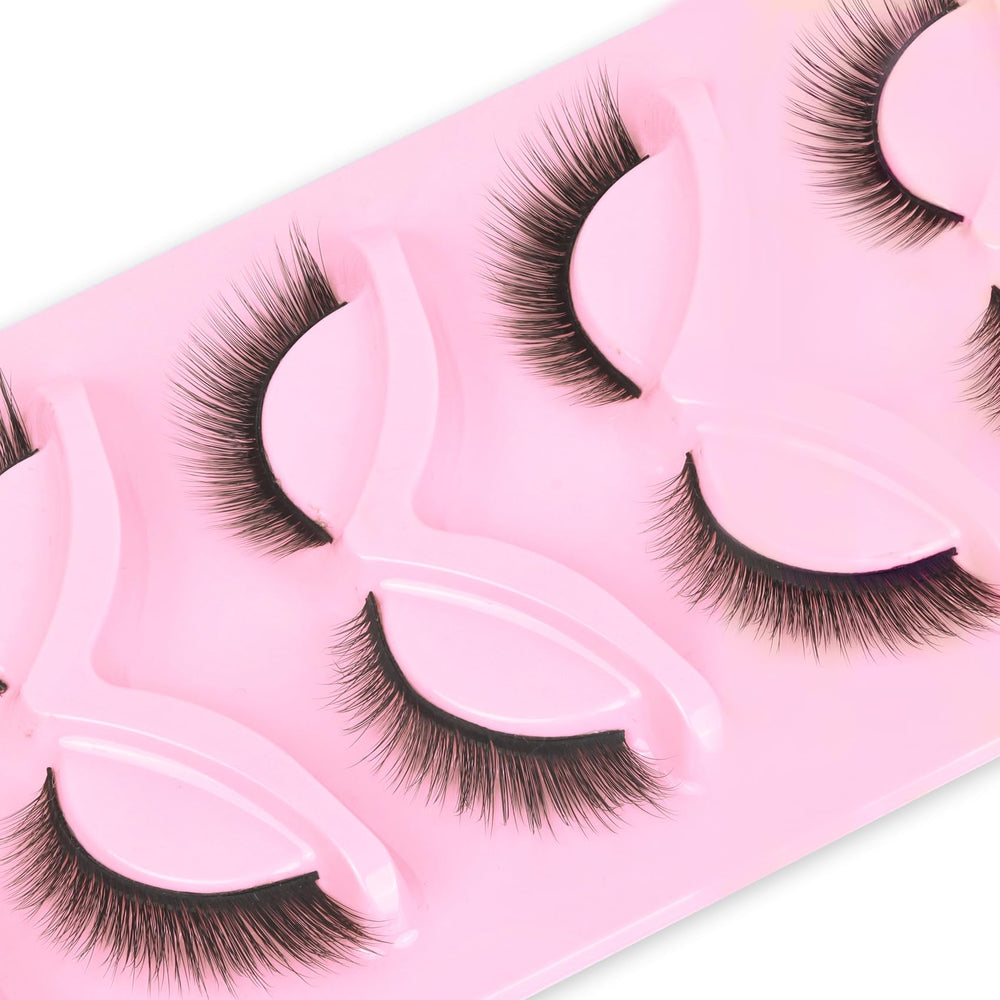 Cils Veleasha Fox Eye L Curl Fluffy réutilisables jusqu’à 15 fois avec soin