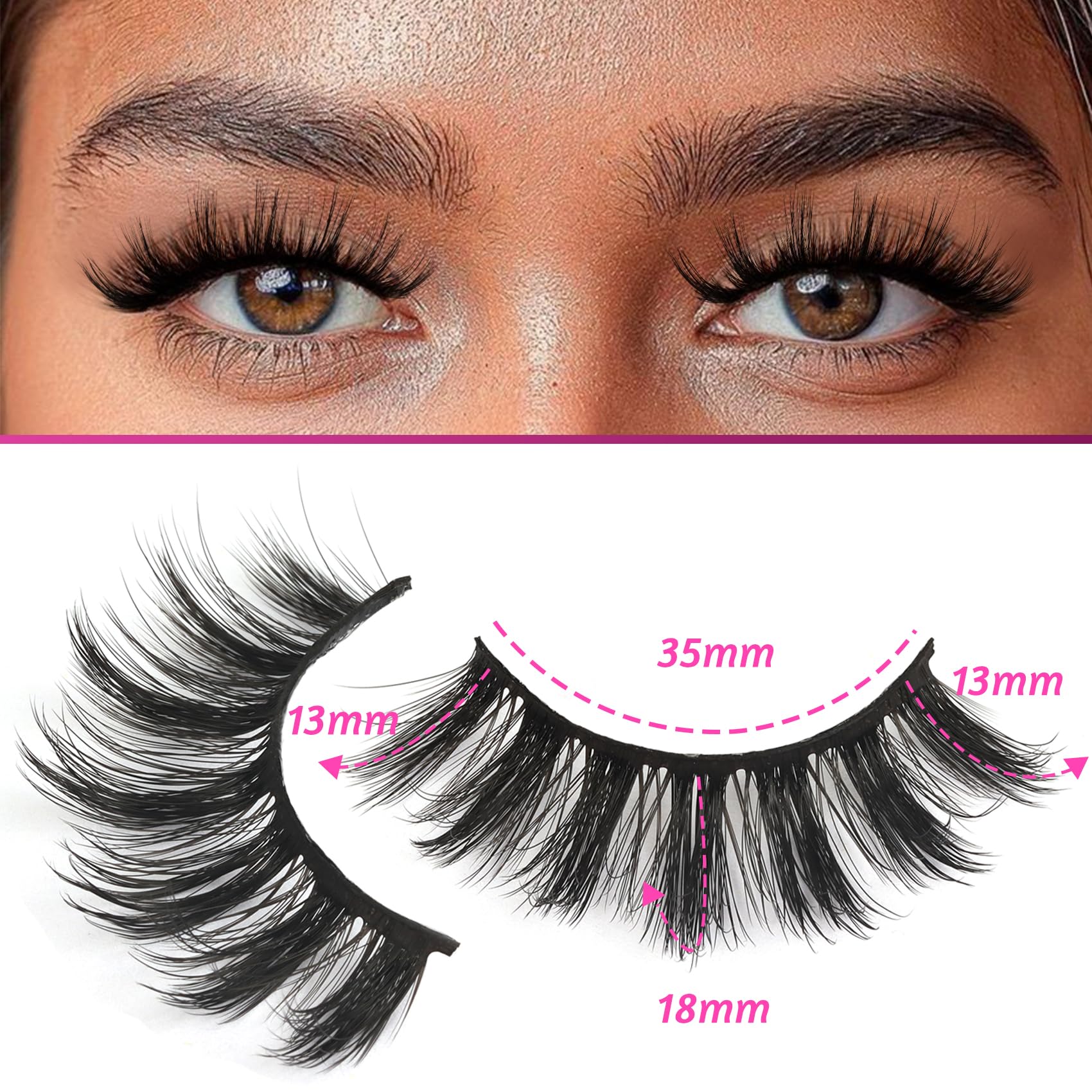 Cils Veleasha regard naturel, grande légèreté et confort.
