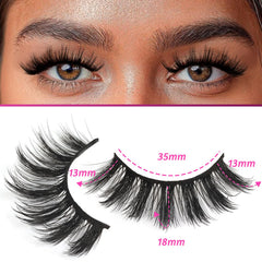 Cils Veleasha regard naturel, grande légèreté et confort.