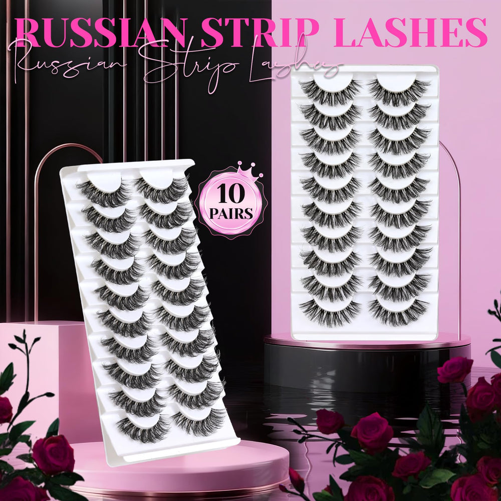Veleasha cils russes vegan sans cruauté pour votre routine beauté.