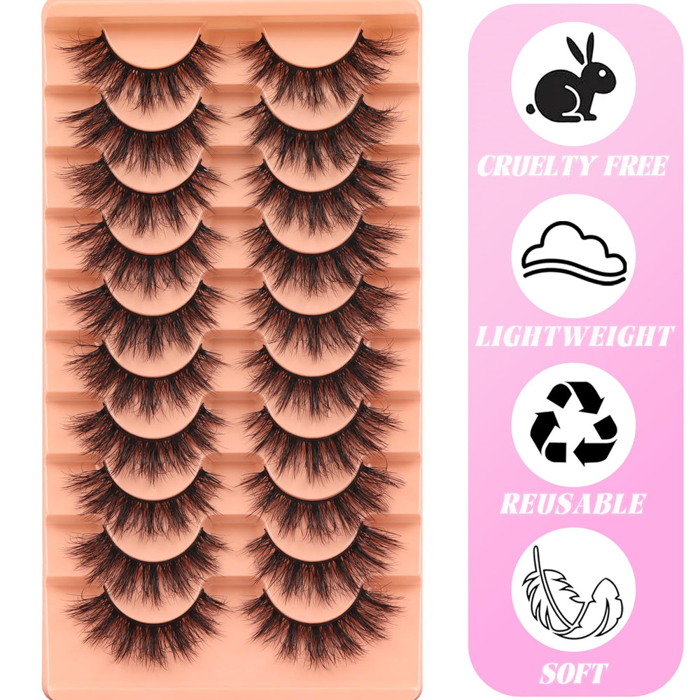 Cils Veleasha structure maillage, effet multi-niveau pour une apparence plus fournie.
