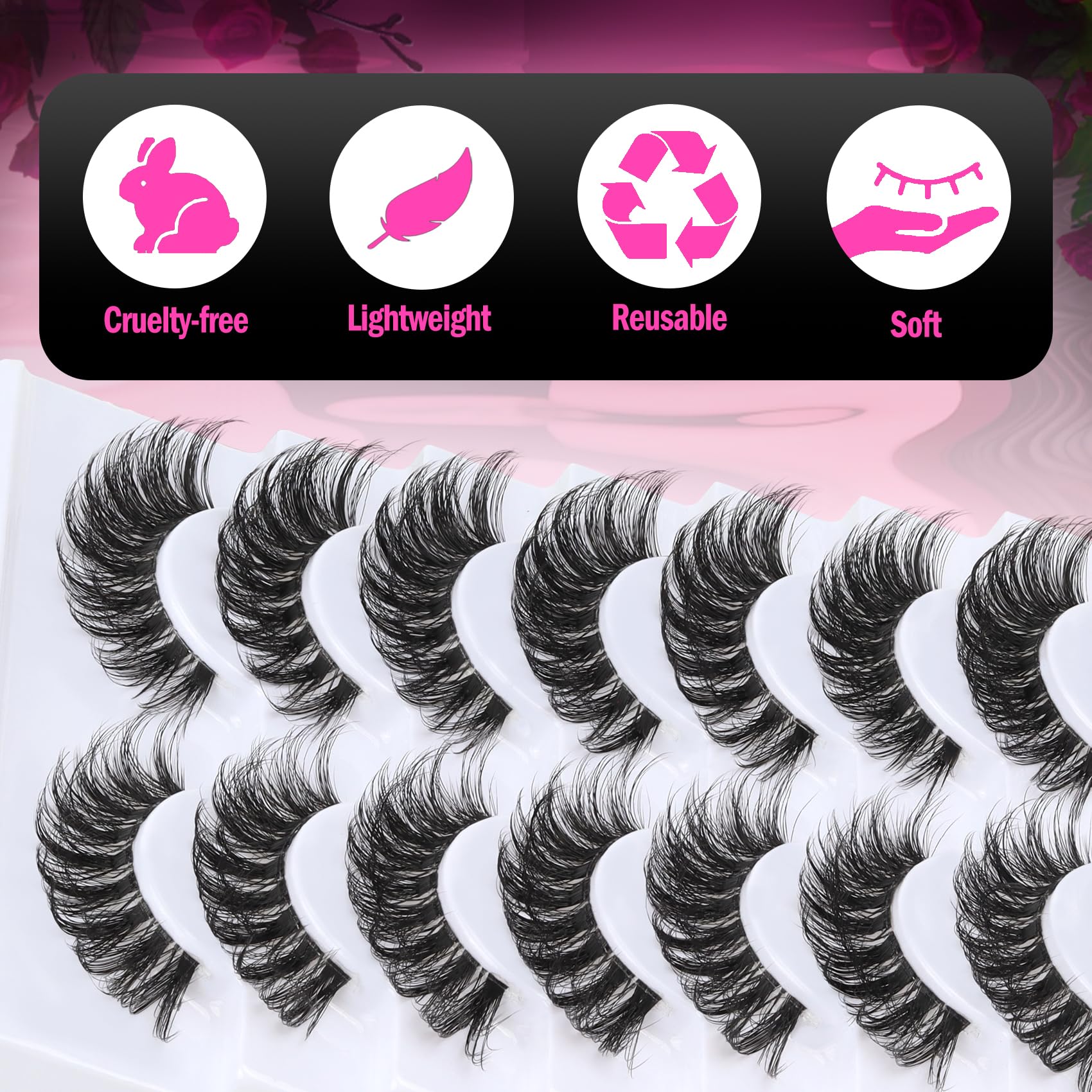 Pack de 10 paires Veleasha, pour varier les regards au quotidien.
