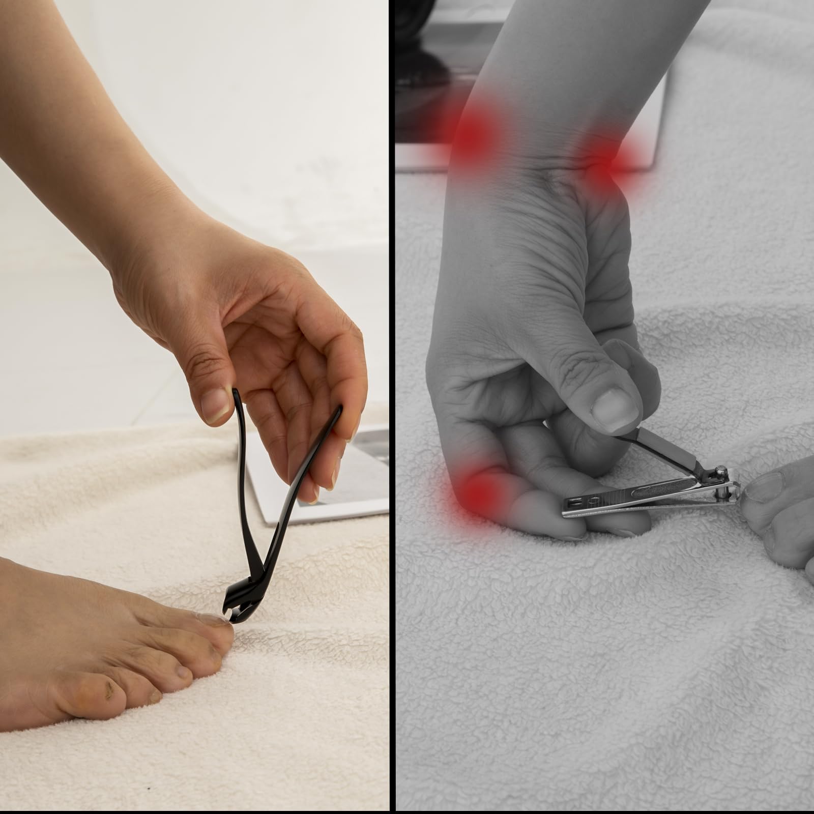 Velkomin coupe-ongles capteur dechets, propreté du plan de travail assurée