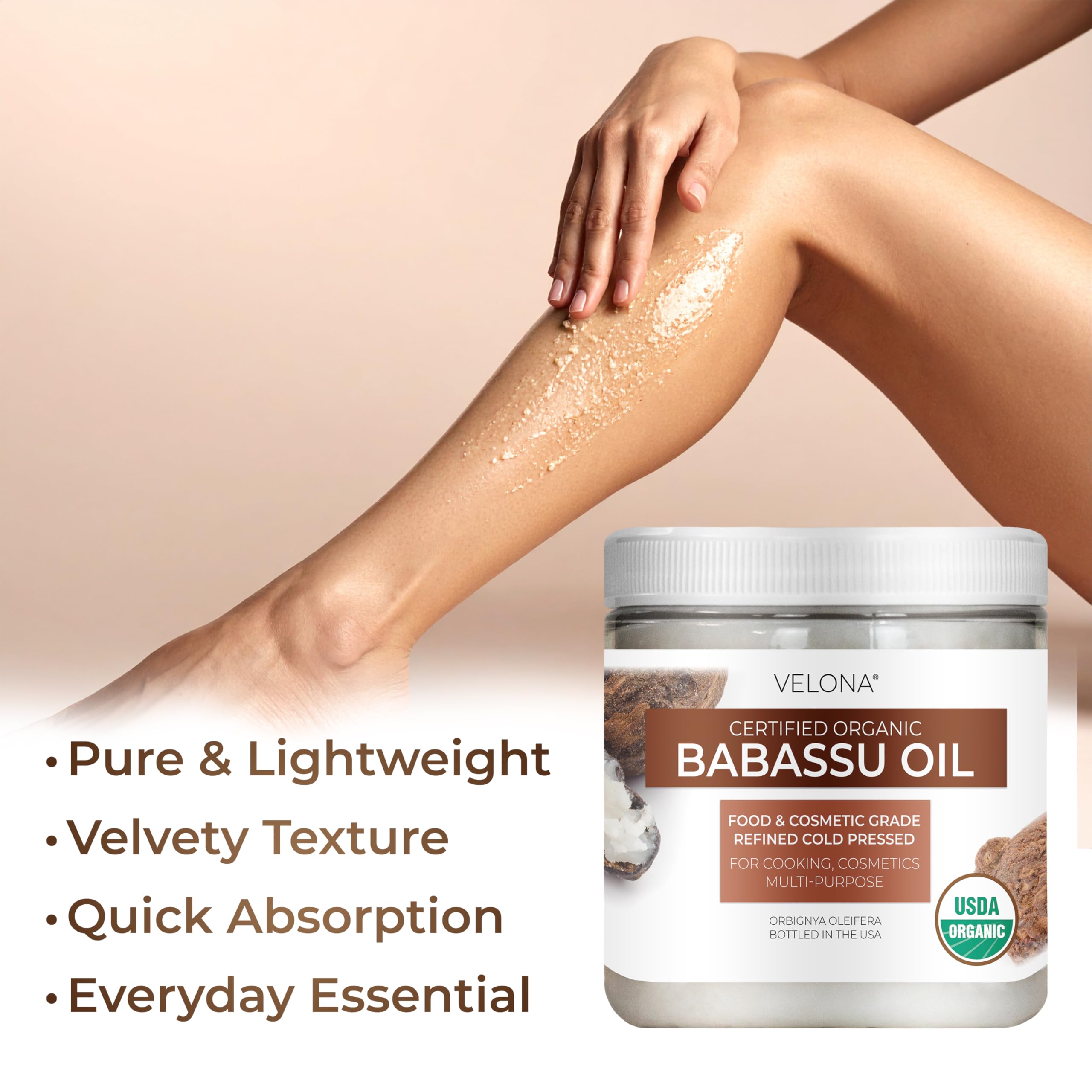 Utilisation maison Velona Babassou pour savons, crèmes et massages.