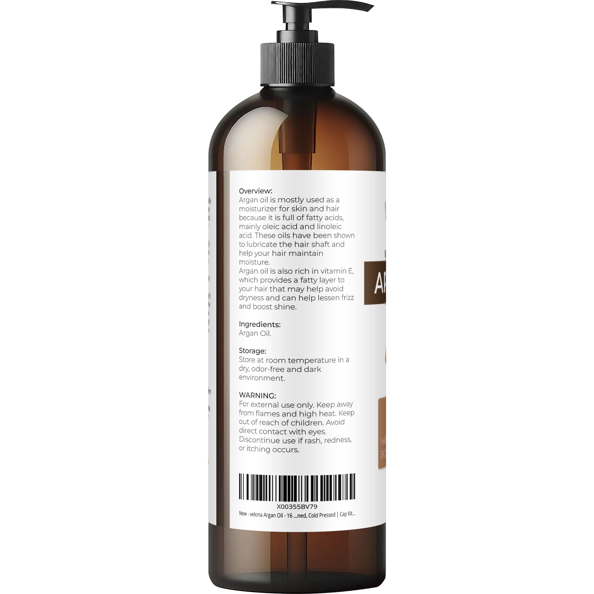 Cheveux brillants et anti-frisottis avec Velona huile d'argan.