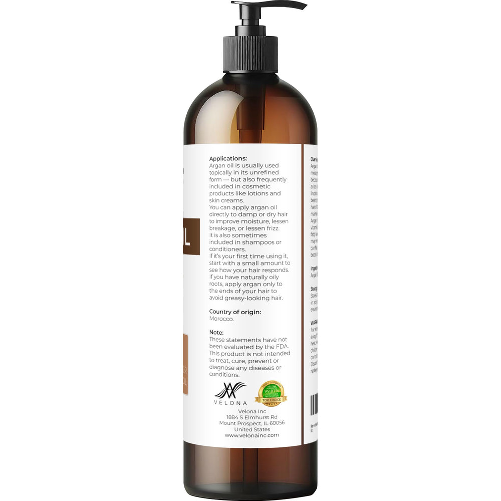 Velona huile d’argan – soin visage hydratant en profondeur pour une peau douce.