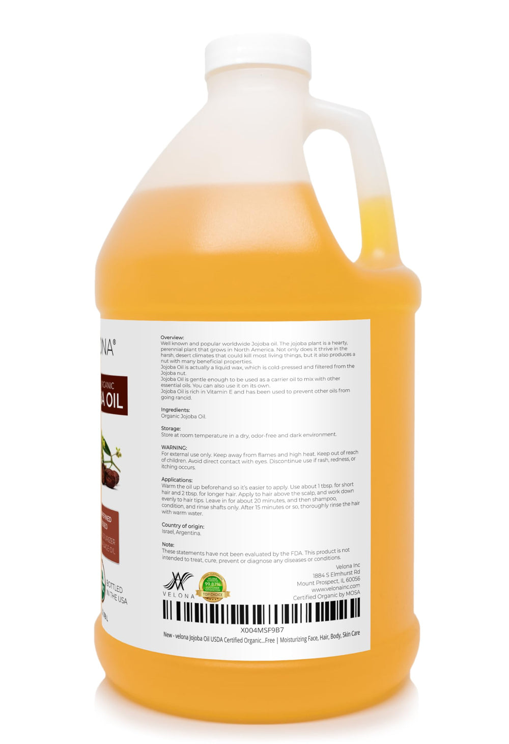 Velona huile de jojoba, texture dorée qui illumine les cheveux sans lourdeur.