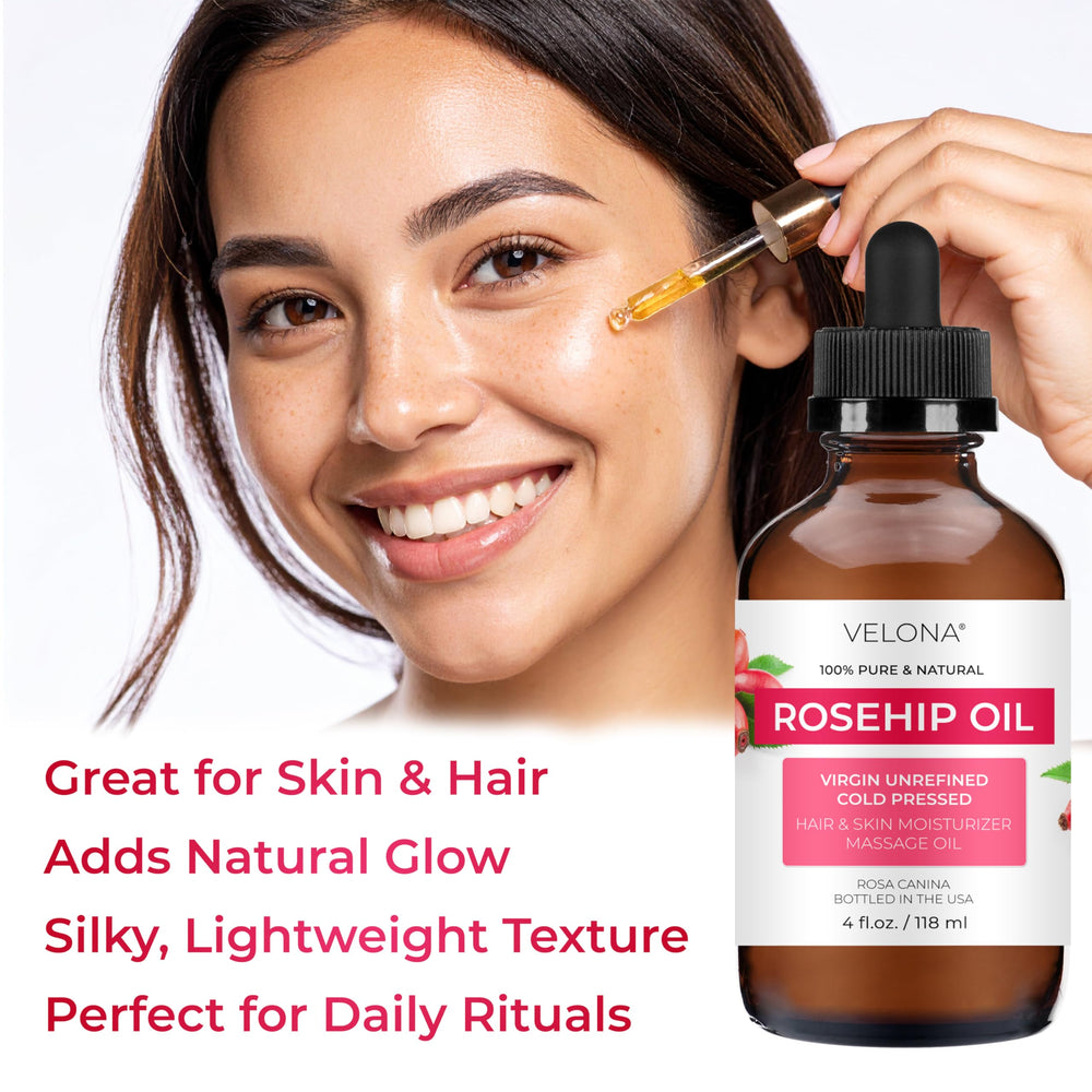 Velona Rosehip Oil – massage corporel pour nourrir les zones sèches