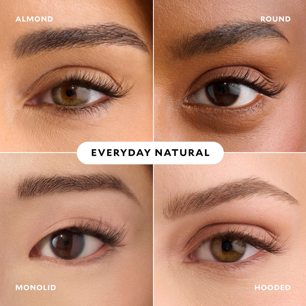 Exemple d’application sous-cils pour un regard lifté sans colle.
