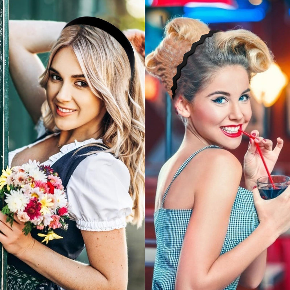 VELSCRUN bandeau-cheveux-divers-designs, variété chic pour matcher vos tenues.