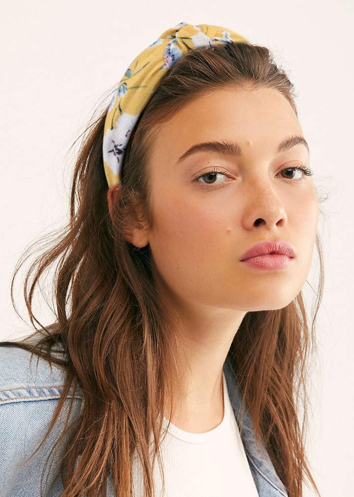 VELSCRUN bandeau noué rayé, accessoire polyvalent pour tenues décontractées.