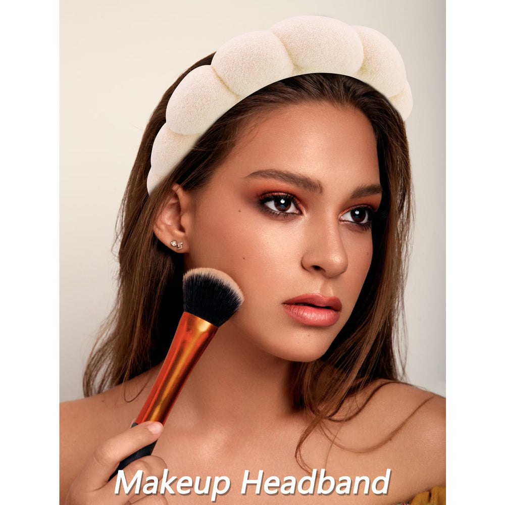 VELSCRUN bandeau-soin-visage-masque idéal pour appliquer des masques sans glissements.