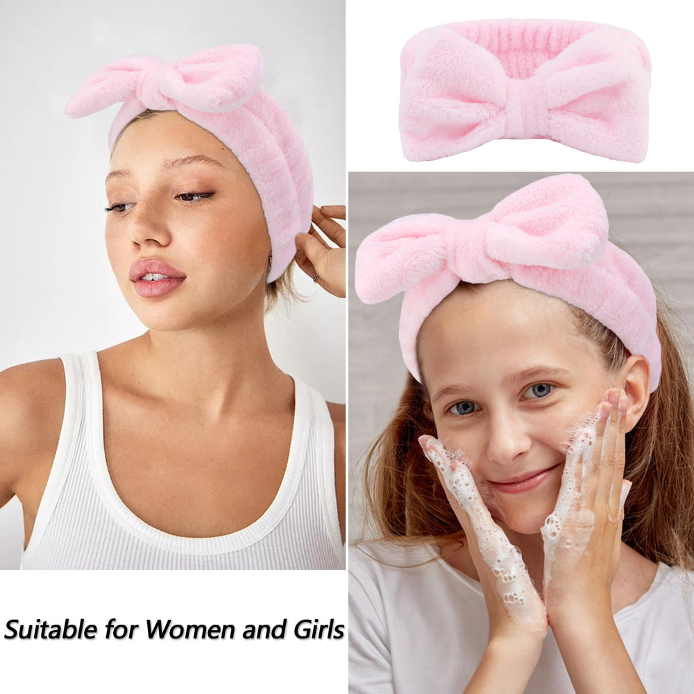 VELSCRUN bandeau-spa-maquillage, aide à appliquer le maquillage sans distractions.