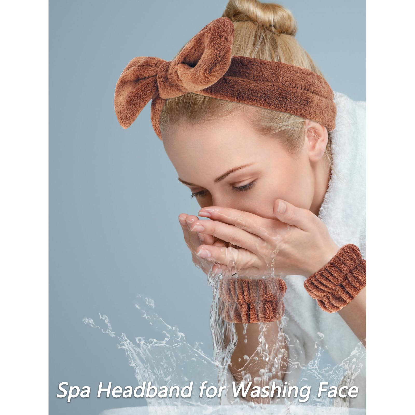 VELOSCRUN éponges spa, douceur pour le soin du visage et application du produit.