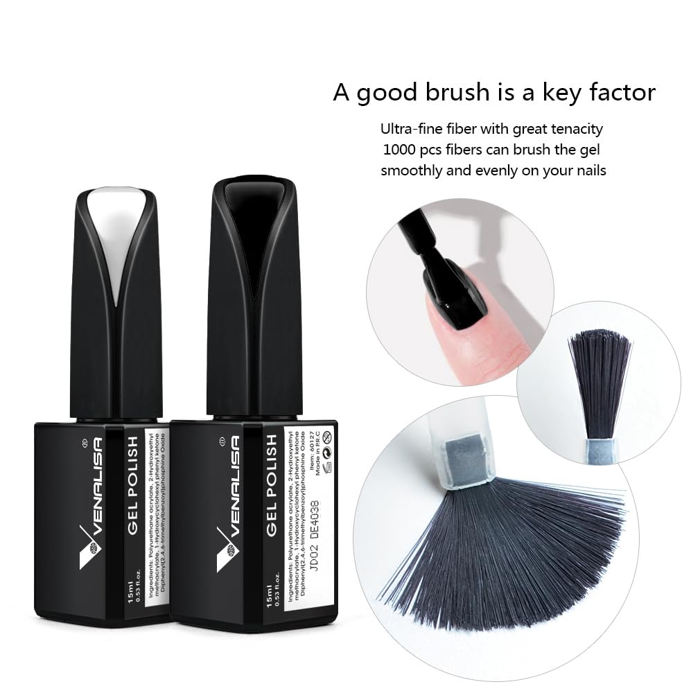 Base et finition gel VENALISA pour durabilité et brillance