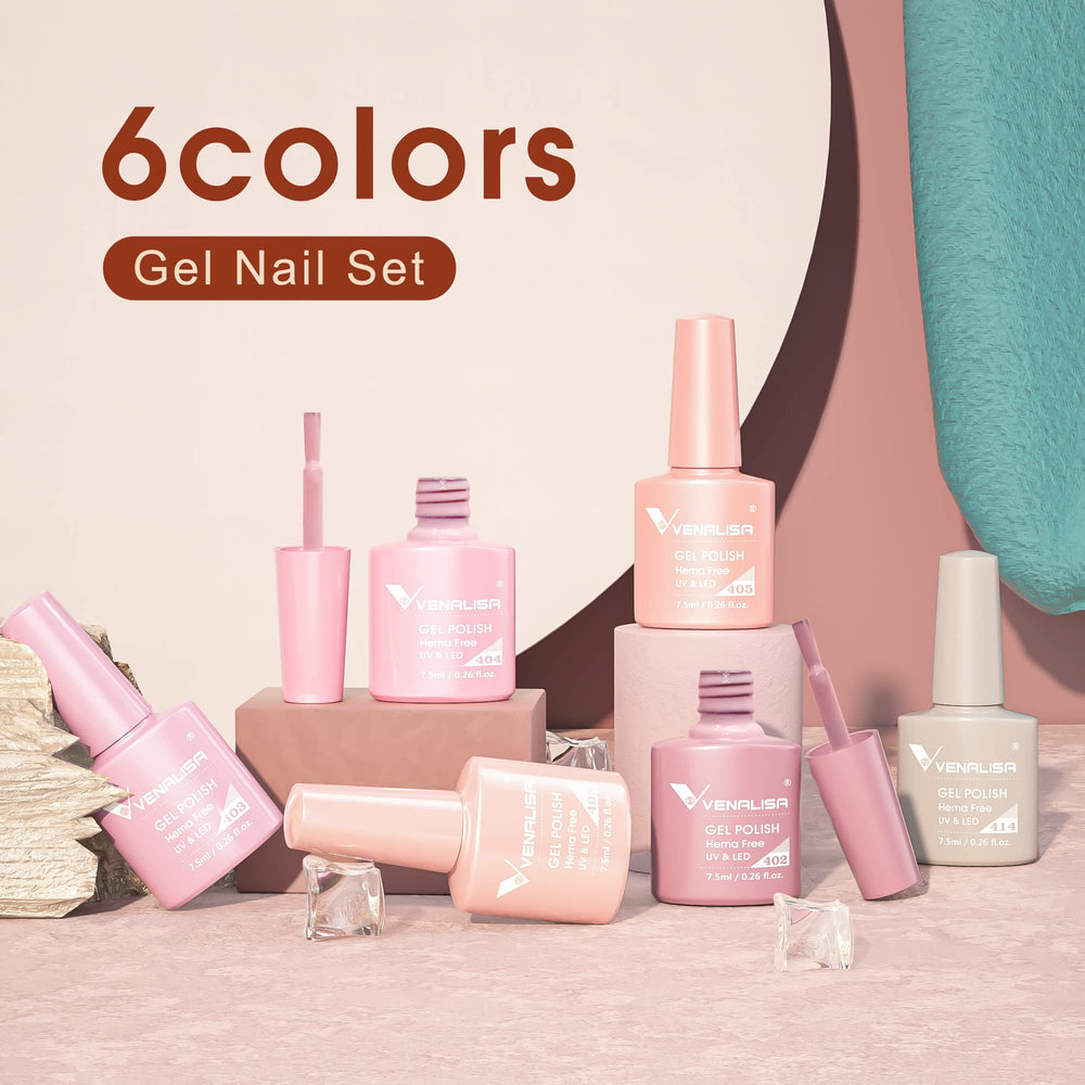 V VENALISA color swatches reveal rich, pigmented gel finishes