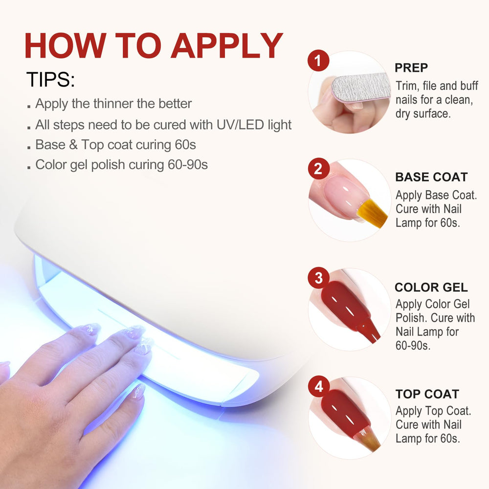VENALISA convient aux ongles naturels et artificiels pour plus de polyvalence.