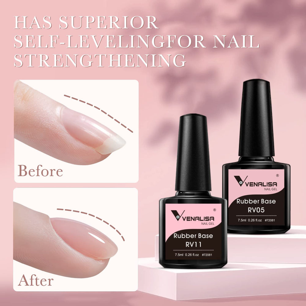 V VENALISA gel ongles rose translucide couleur délicate pour look discret