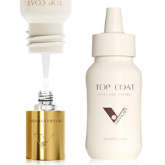 VENALISA Top Coat Gel sans wipe, bouteille 60 ml, brillance durable