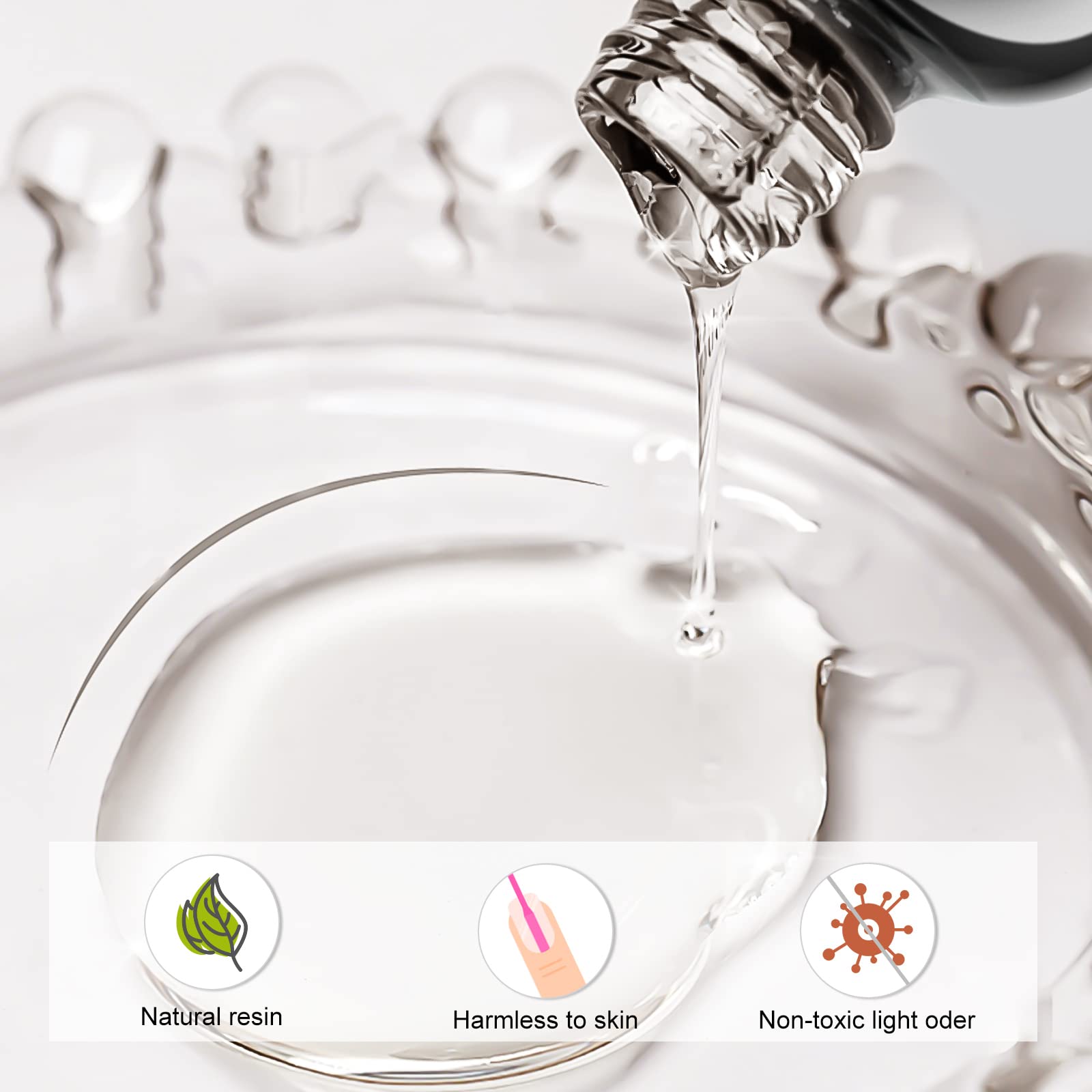Vernis gel compatible VENALISA sur ongles, usage universel