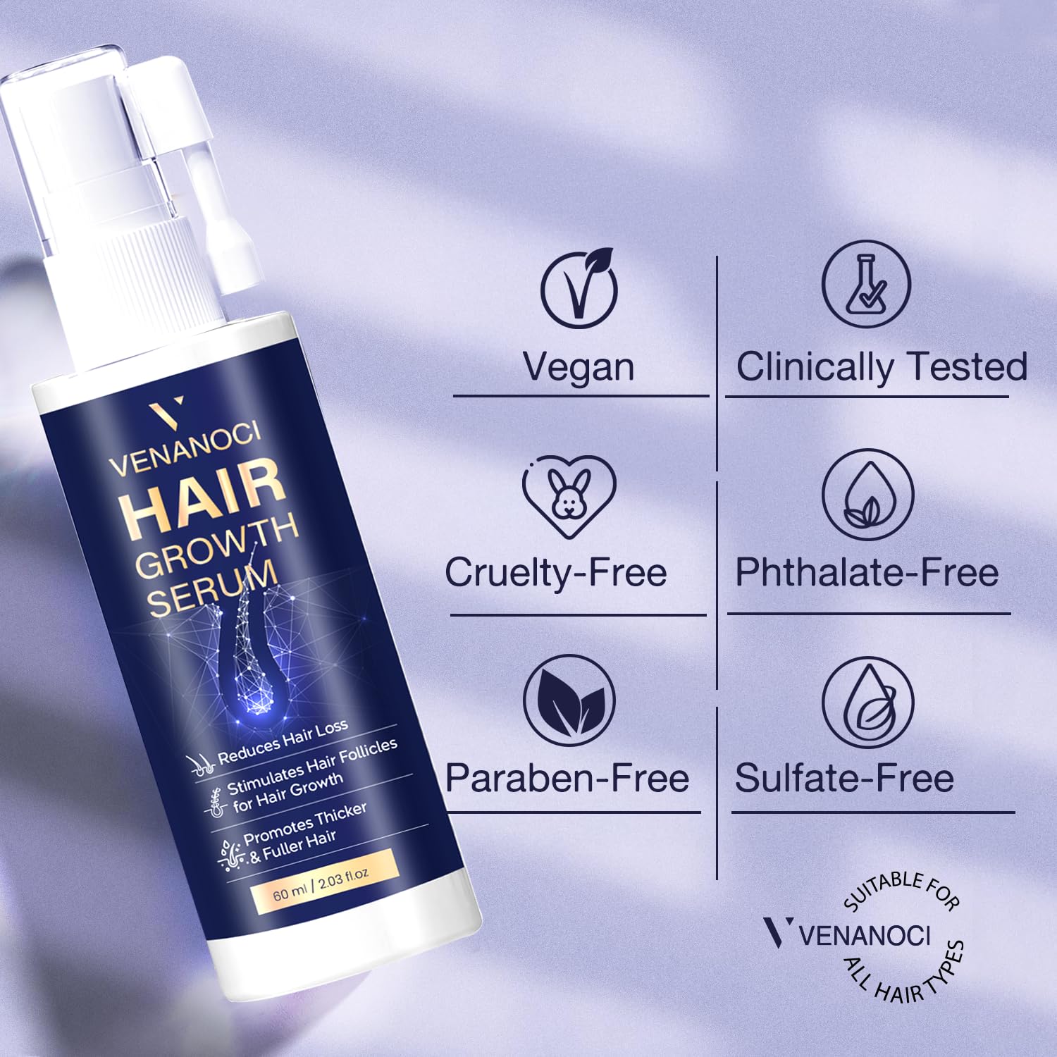 Venanoci Absorption rapide, parfaite pour une routine quotidienne.