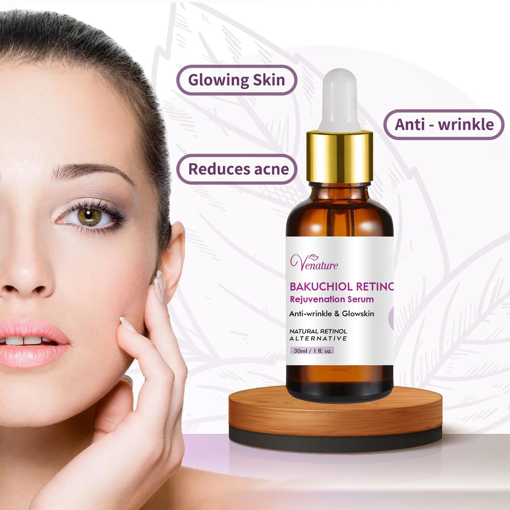 Venature Bakuchiol Serum visage usage quotidien sans irritations
