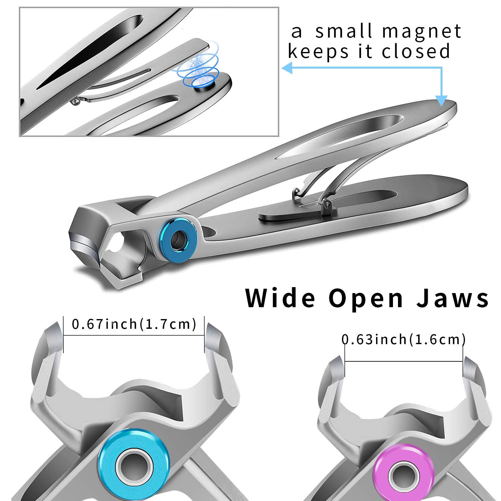 Venoteck coupe-ongles petite, parfaite pour femmes et enfants.