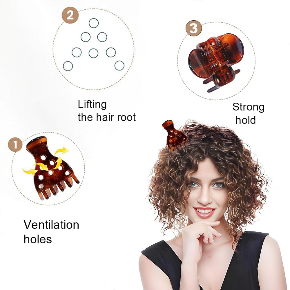 Venrodi pinces-volume-cheveux-levage-racines: lifting discret des racines pour plus de volume.