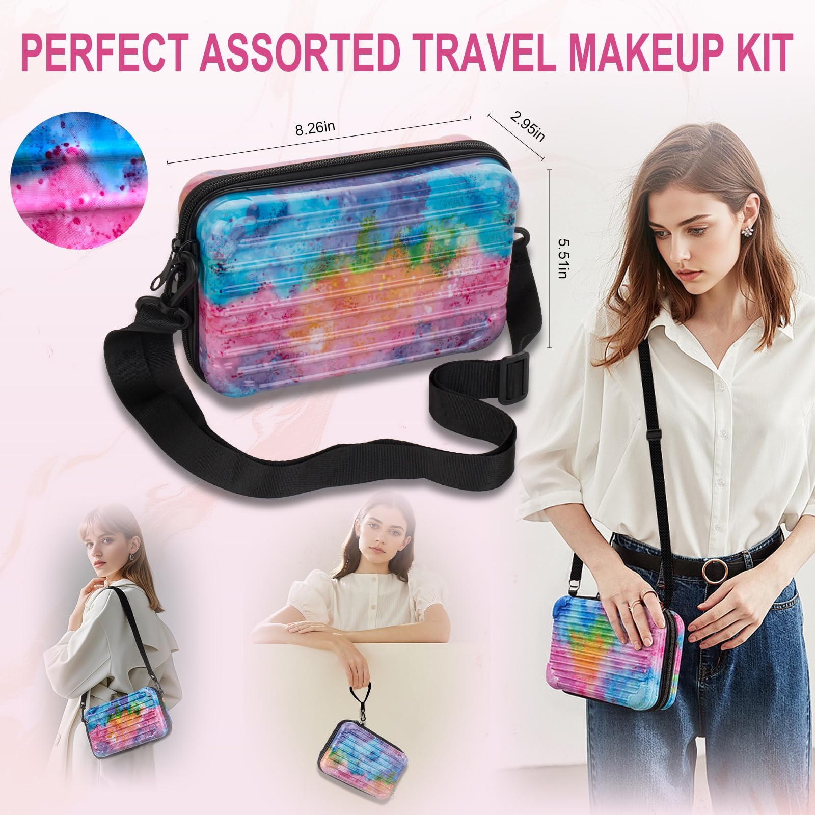 Etui portable venshun, idéal pour voyage et retouches.