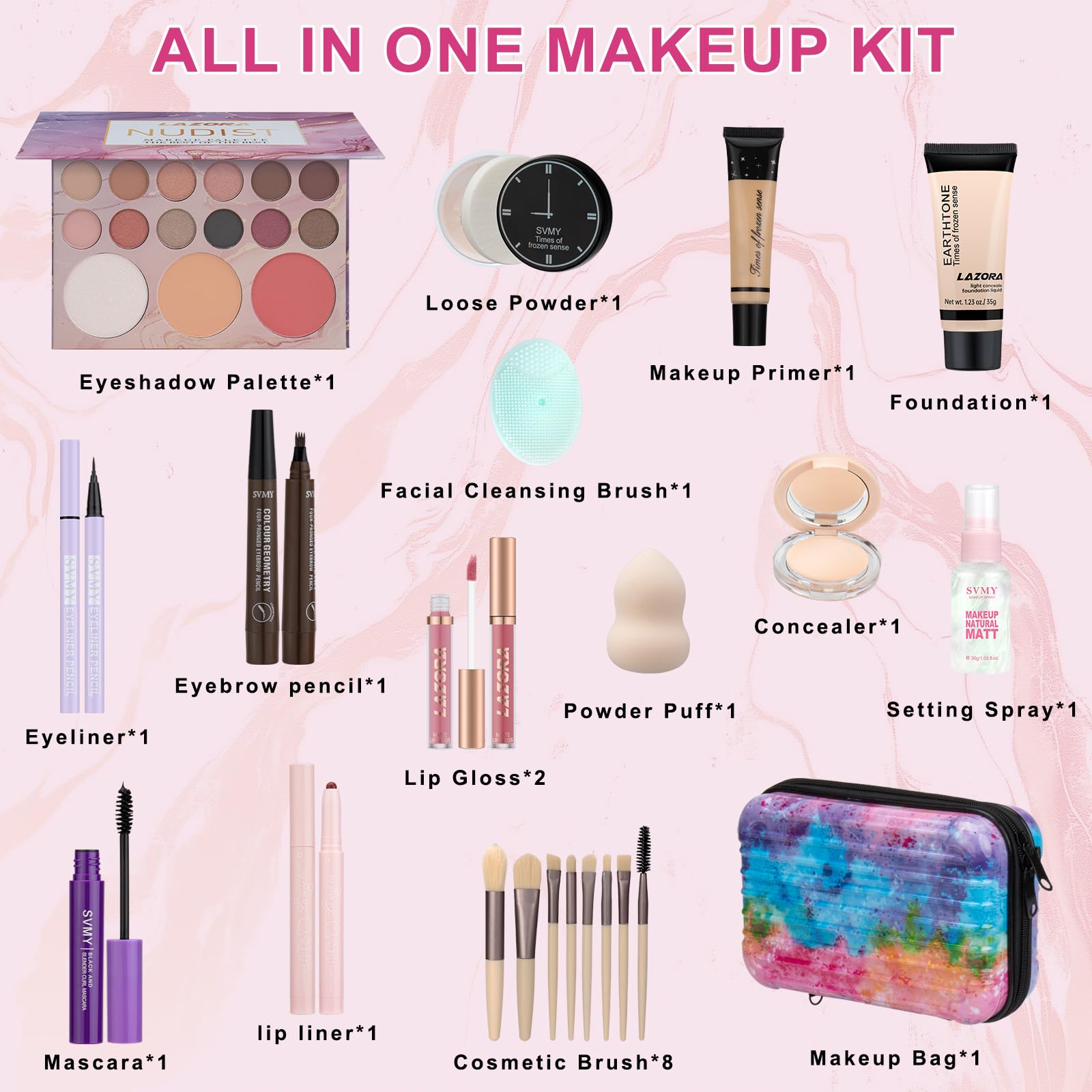 Rouge a levres dans le coffret venshun, fini durable.