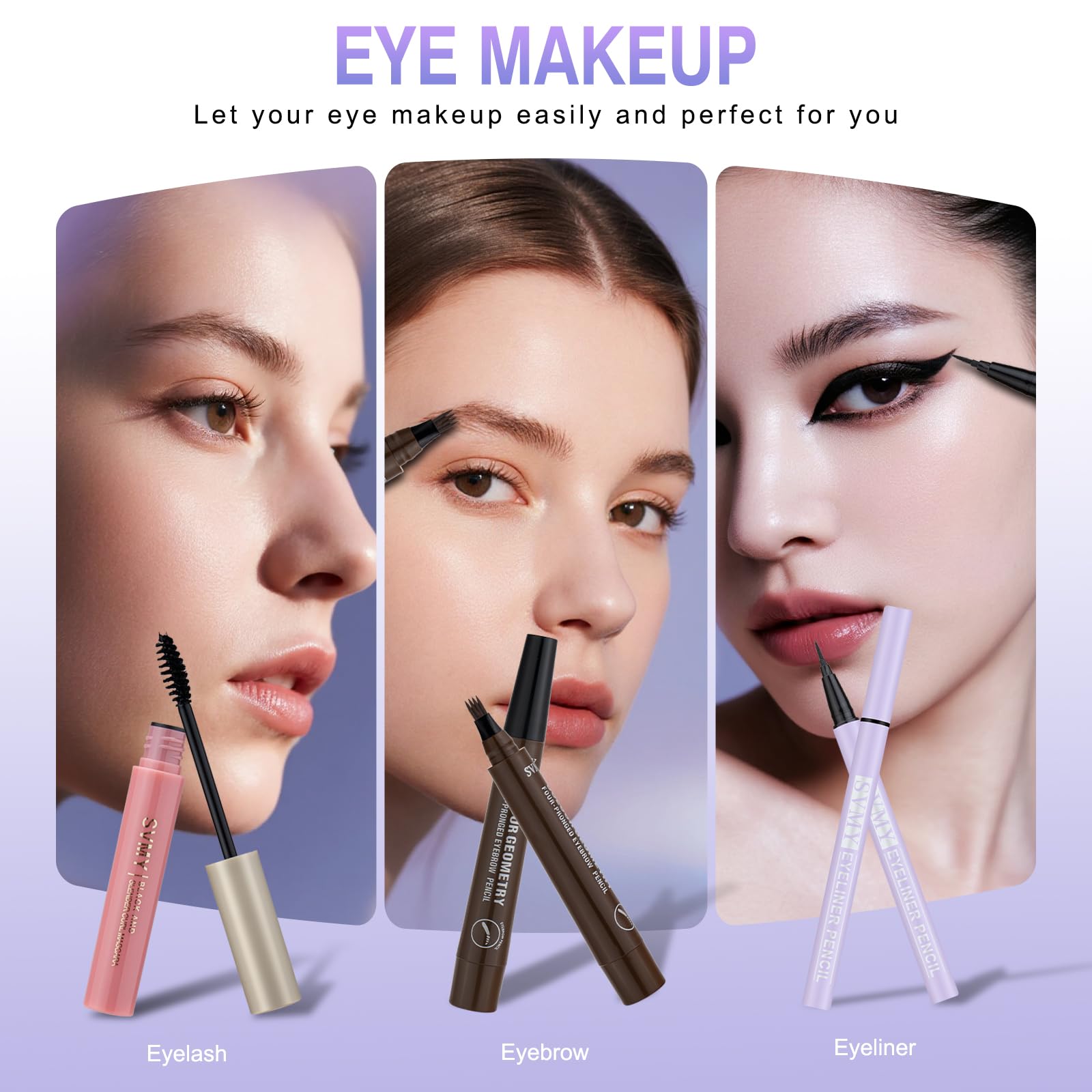 Mascara volume Venshun pour des cils intensifiés et séparés.