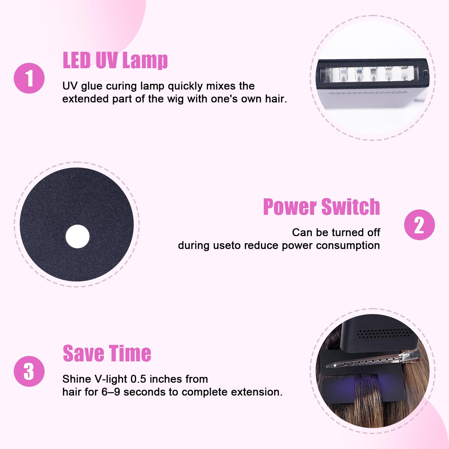 venvee colle V Light : fixation fiable pour des extensions qui tiennent toute la journée.