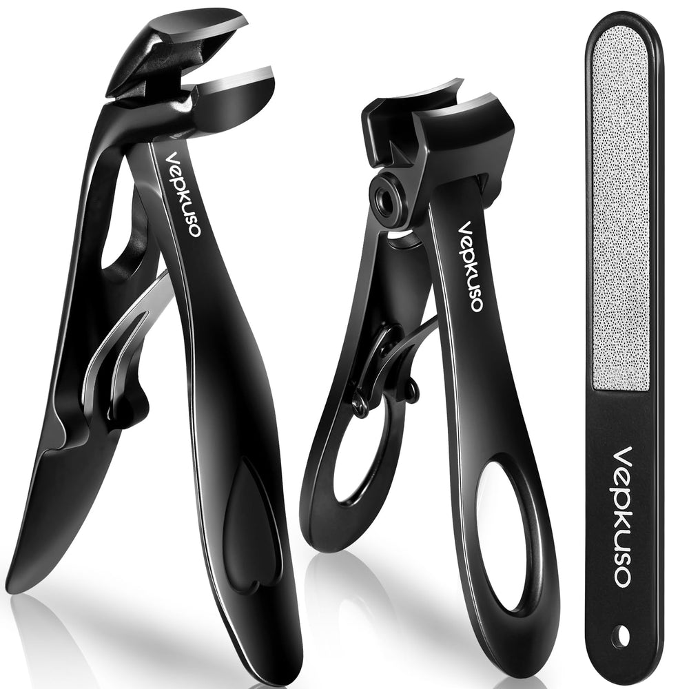 Vepkuso ciseaux ongles pieds larges: coupe precise des ongles epais en douceur.