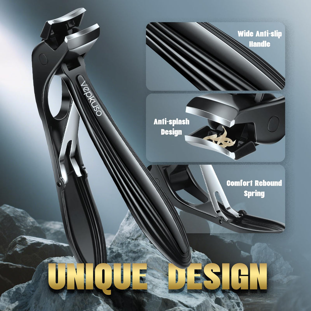 Vepkuso coupe-ongles angle-poignée longue, idéale pour les personnes âgées.