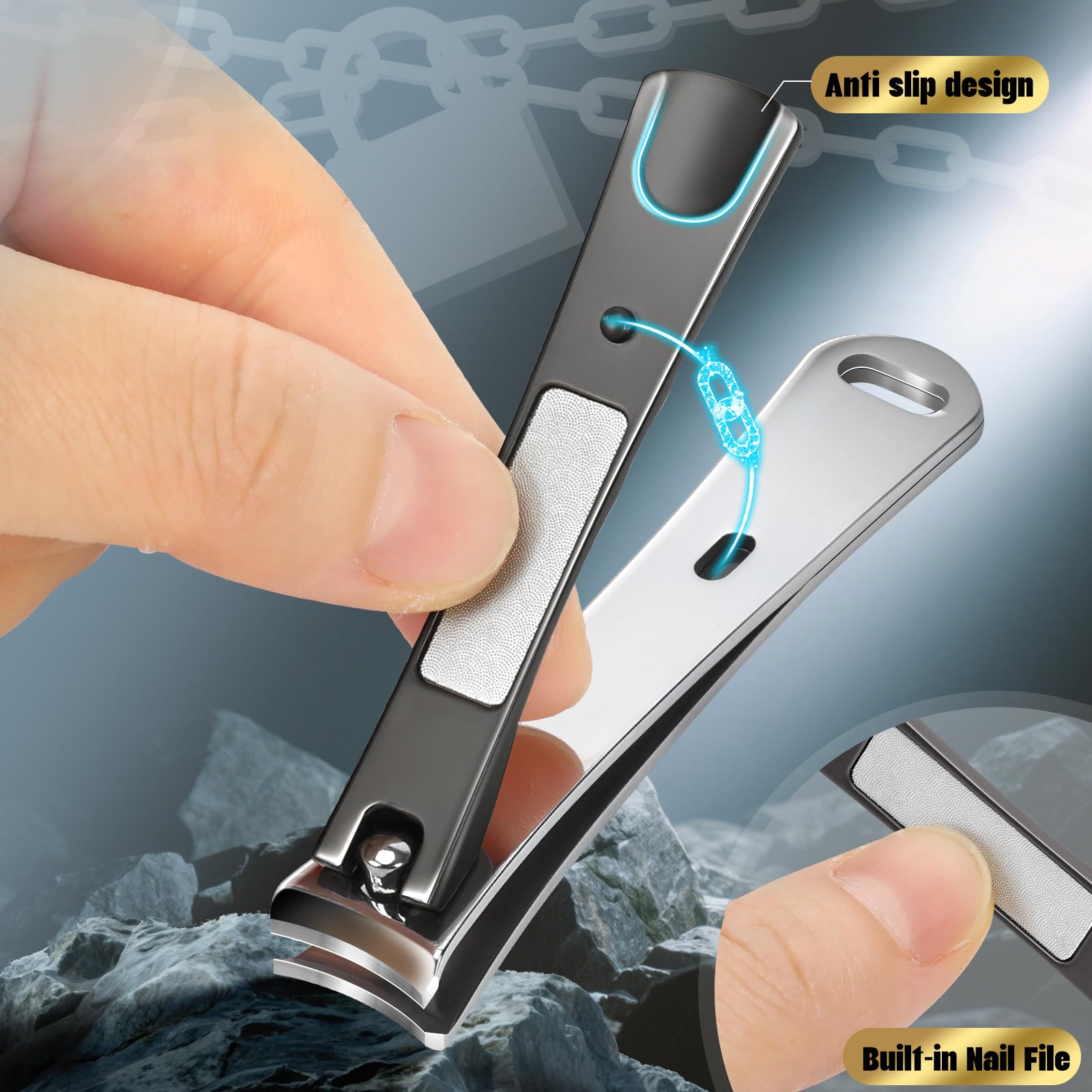 Vepkuso lime-ongles integree pour une finition douce et contrôlée.